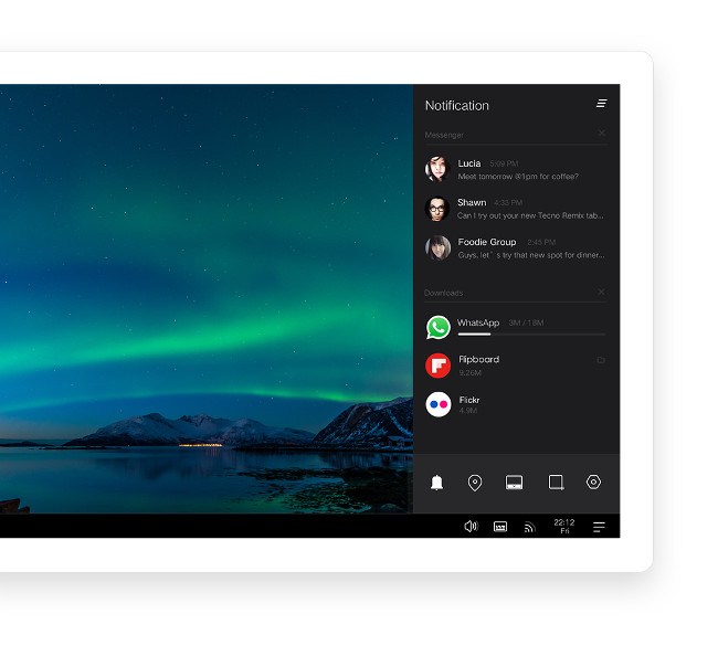 Remix-OS-2 Notification Center