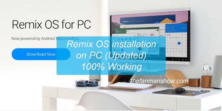 Install Remix OS on PC