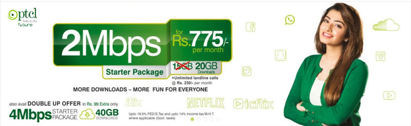 PTCL Broadband Starter Packages