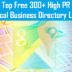 High PR Local Business Directory Listing sites