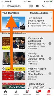 download youtube videos for offline viewing iphone