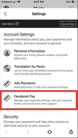 how to request money on messenger