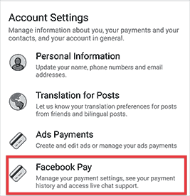 send money on Facebook