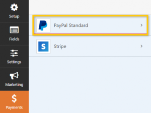 How to donate from paypal in WPForm ultimate