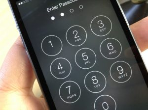 enter passcode