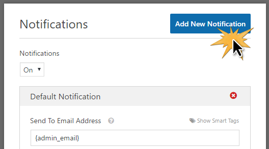 ho to add new notification WPForm Ultimate