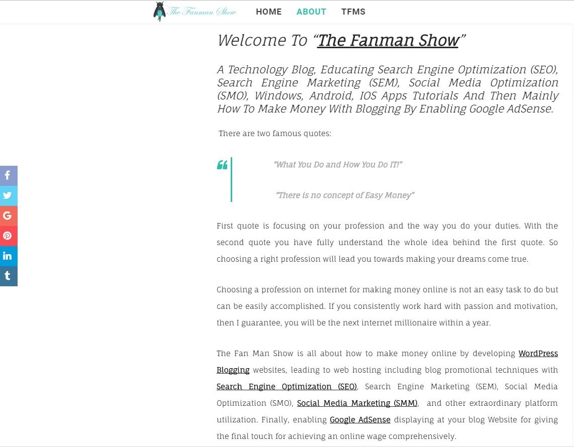 the fanman show blog