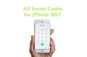 Secret Codes for iPhone 2018