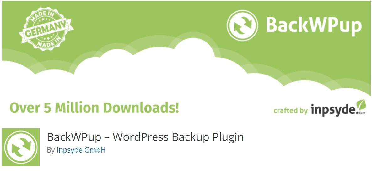 BackWPUp Free WordPress Backup Plugin