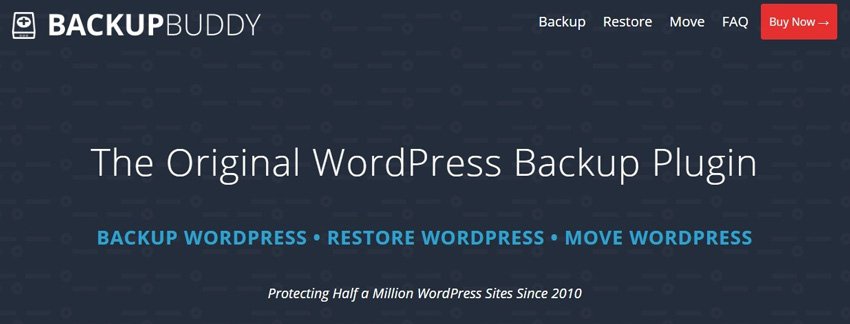 BackupUpBuddy essential wordpress plugins 2017