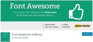 Font Awesome - wordpress free plugin for 2018