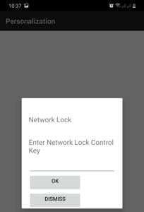 Samsung Galaxy Network Lock Control Key code