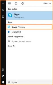 Sign Out of Windows 10’s New Skype Preview App