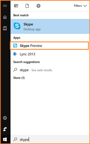 Sign Out of Windows 10’s New Skype Preview App