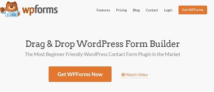 Wp Forms - best free wordpress form plugin