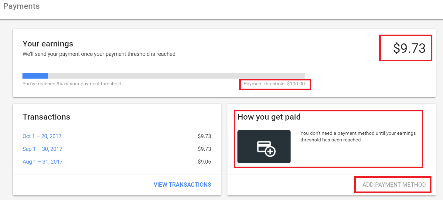 adsense payment not received india