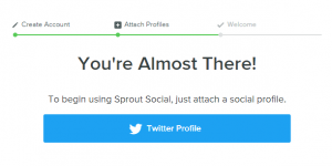 creating account at sprout special