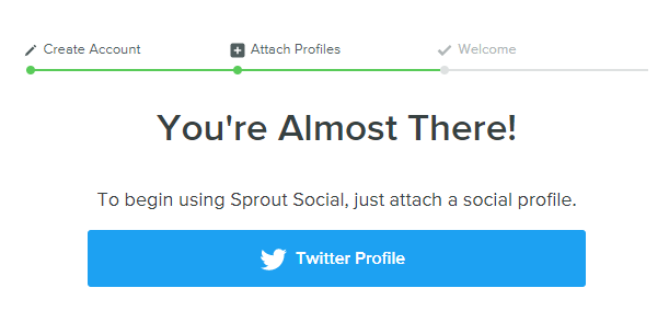 creating account at sprout special