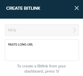 how to create bitlink step2 - content promotional tools