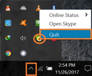 how to make skype not open on startup windows 10