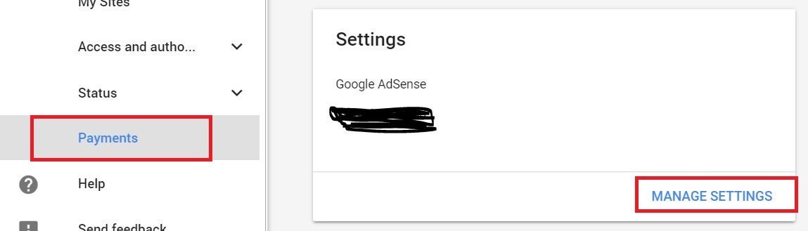 how to setup Payment Threshold in AdSense