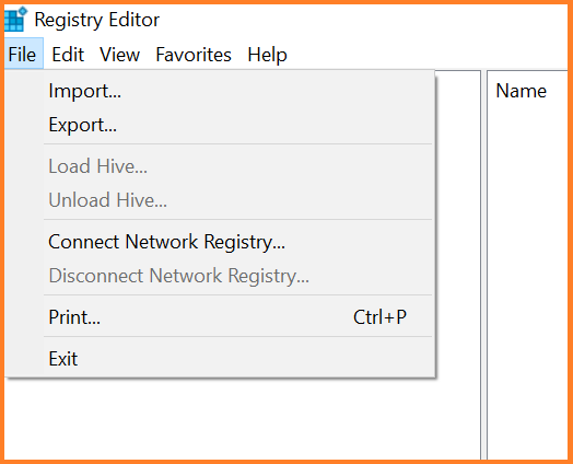 registry editor software