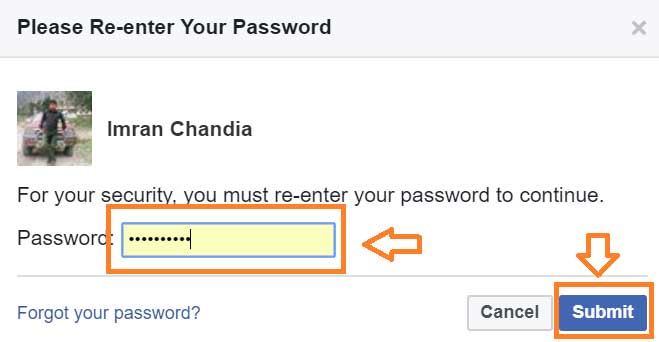 setup-two-factor-authentication-in-facebook---enter-password