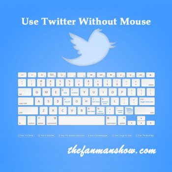 Use Twitter without Mouse with Twitter Shortcut keys