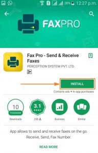 how to install and send fax from faxpro