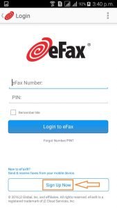 how to send and recieve fax from efax