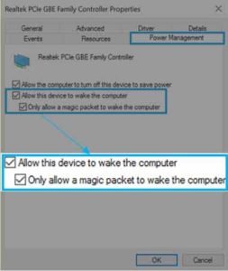 power on pc remotely - windows remote desktop wake on lan