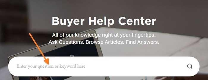 where to find Fiverr buyer help center