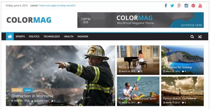 ColorMag themes for wordpress