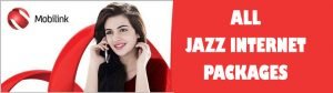 Mobilink Jazz Internet Packages on 3G4G Devices Mobile Internet and Data SIMs
