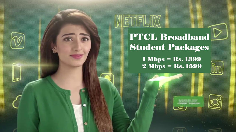 Ptcl Broadband student packages