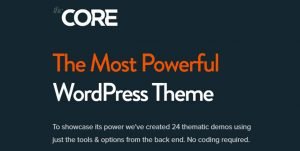 The Core best primium wordpress themes 2018