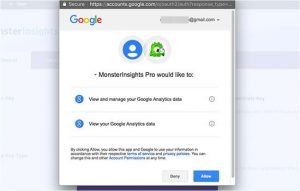 how to add google analytics through MonsterInsights