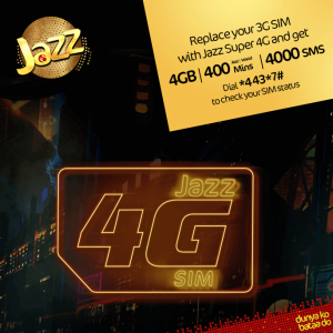 jazz 4G SIM Offer Mobilink Weekly Call Package
