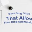 Best Blog Sites That Allow Free Blog Submission