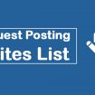 Best Guest Blogging Sites List
