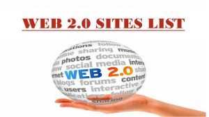 Best Web 2.0 Sites List For Building Quality Backlinks