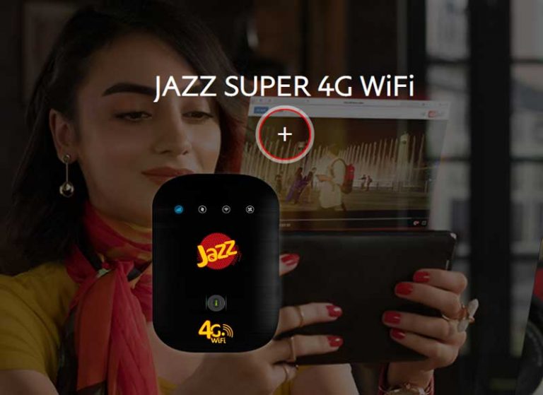 Jazz Super 4G WiFi Internet Packages, Basic, Regular and Heavy