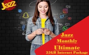 Jazz Monthly Ultimate Internet Package for Mobilink Mobile Internet Users