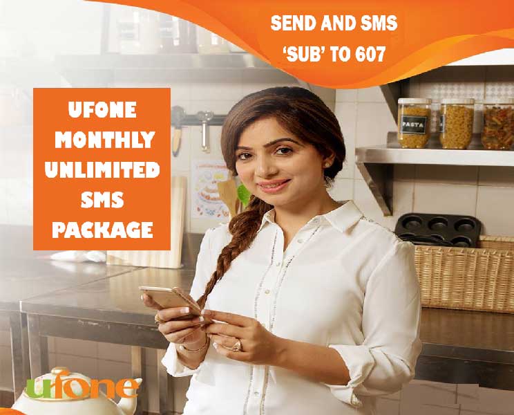 How to Subscribe Ufone Monthly SMS Package