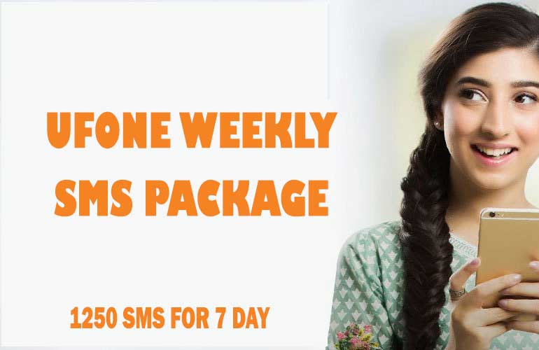 Ufone Weekly SMS Package – SMS Ad On to Activate With Any Ufone Prepaid Package