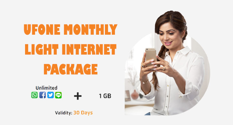 Ufone Monthly Light Internet Package