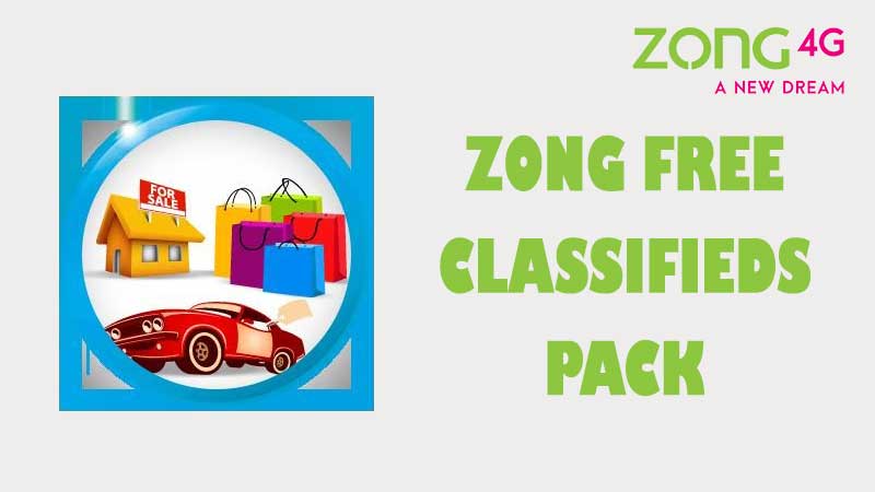 Zong Daily Classified Pack Offer (Daraz, Lamudi, Kaymu, PakWheels & Carmudi)