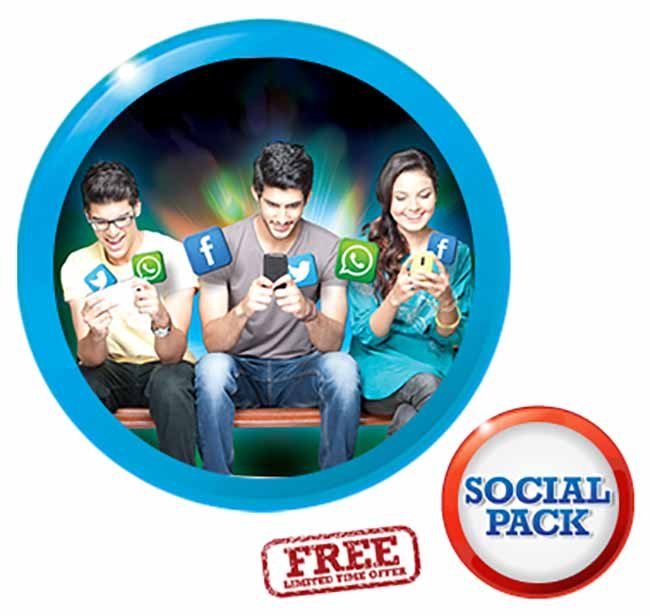 Zong Daily Social Pack Offer For Facebook WhatsApp and Twitter