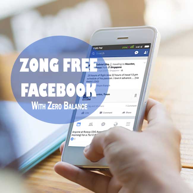 Zong Free Facebook Package – Facebook Flex
