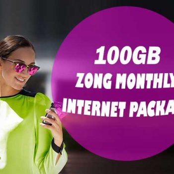 Zong 100GB Monthly Internet Package